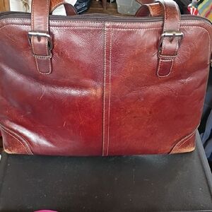 Fossil Elegant Brown Leather Men's Bag